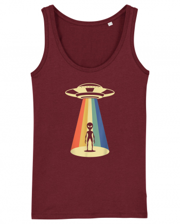 Alien Abduction Vintage Burgundy