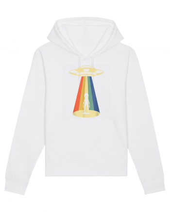 Alien Abduction Vintage White