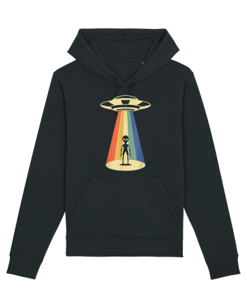Alien Abduction Vintage Black