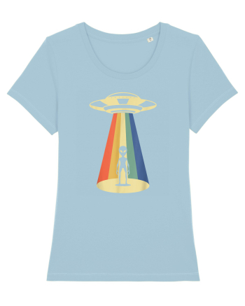 Alien Abduction Vintage Sky Blue