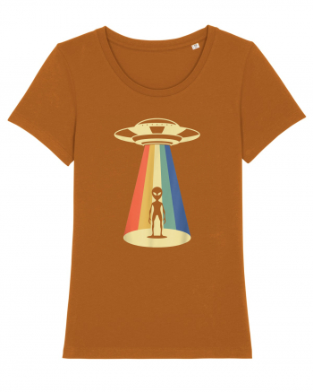 Alien Abduction Vintage Roasted Orange