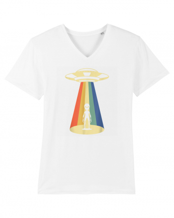 Alien Abduction Vintage White