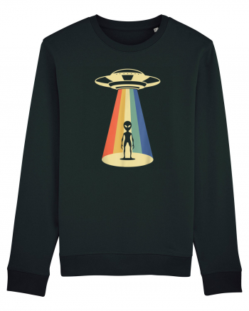 Alien Abduction Vintage Black