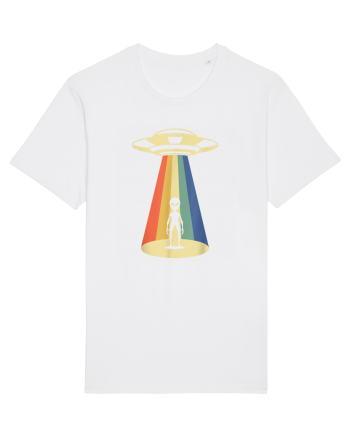 Alien Abduction Vintage White