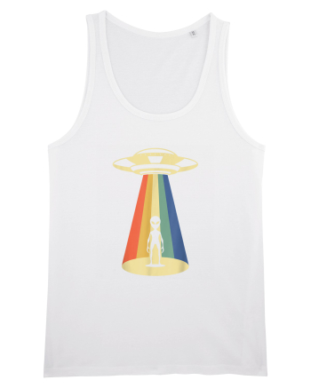 Alien Abduction Vintage White