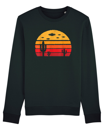 UFO Alien Retro Desert Black