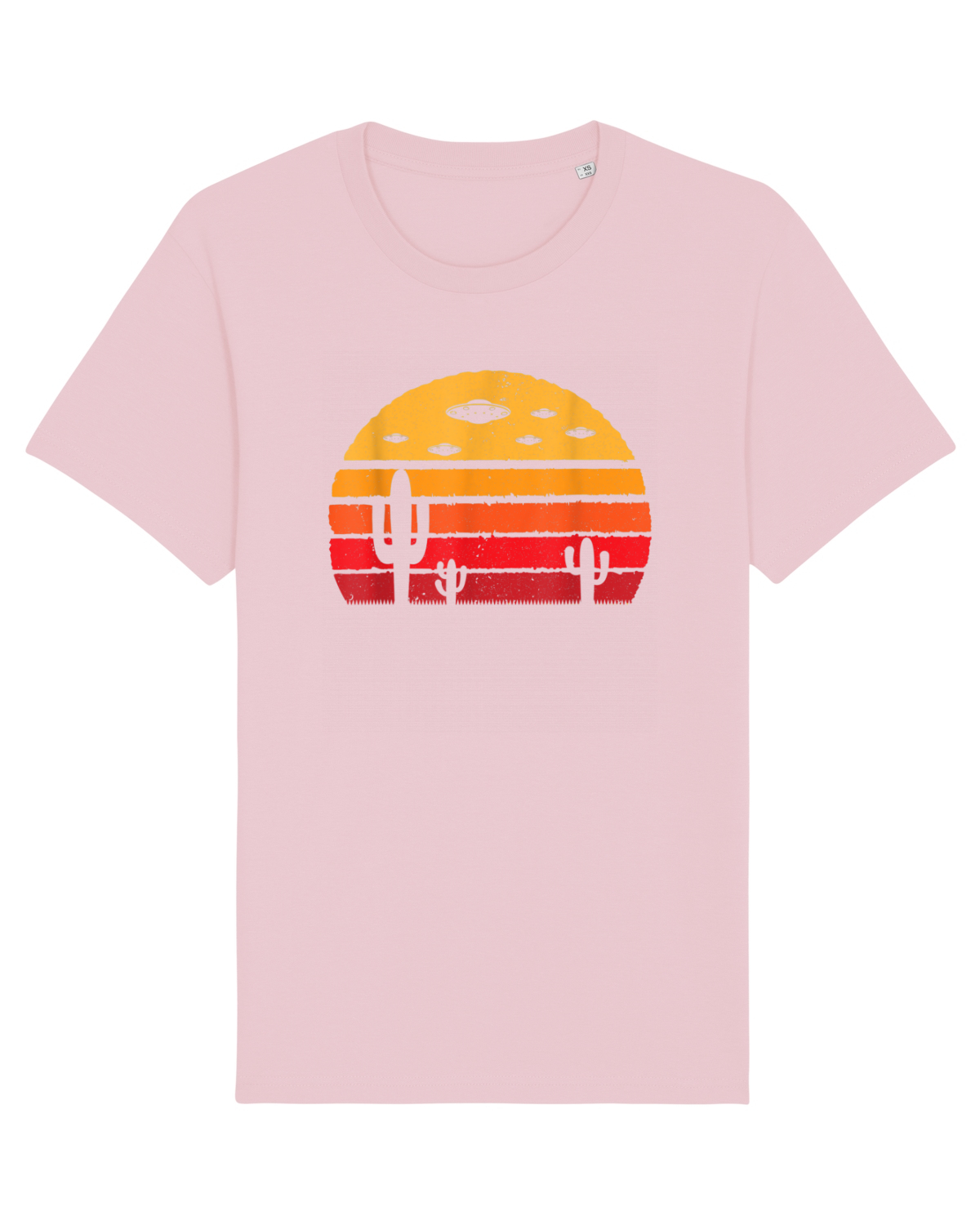 Tricou mânecă scurtă Unisex Rocker Cotton Pink