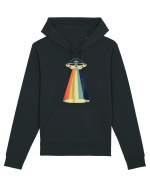 Alien Rainbow Retro Space Ship Hanorac Unisex Drummer