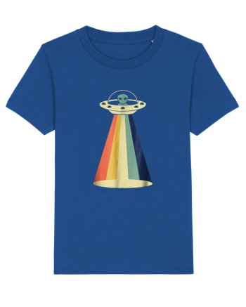 Alien Rainbow Retro Space Ship Majorelle Blue