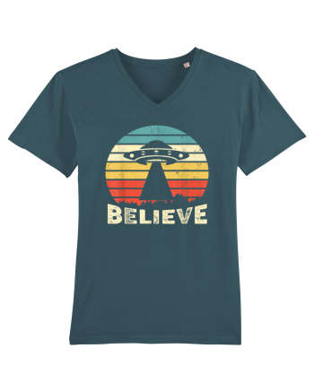 Believe Vintage Alien UFO Stargazer