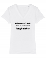 Mirrors can't talk Tricou mânecă scurtă guler V Damă Evoker