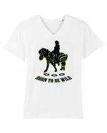 born to be wild Tricou mânecă scurtă guler V Bărbat Presenter