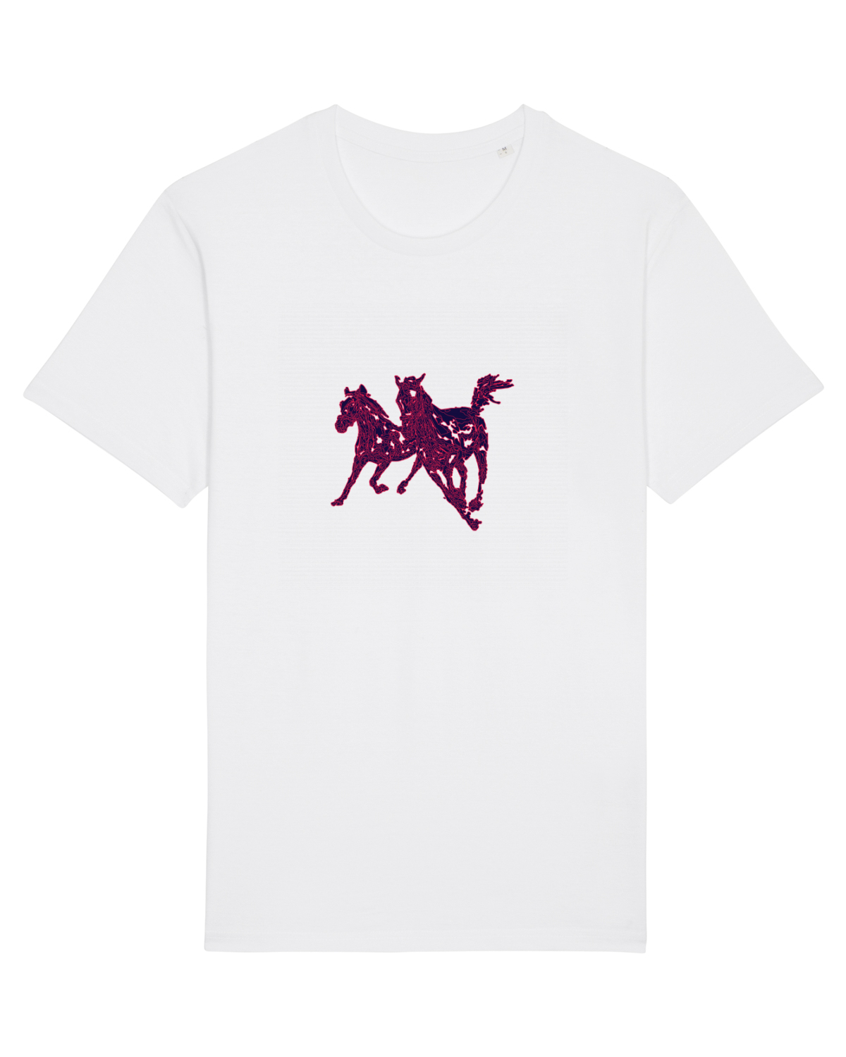 Tricou mânecă scurtă Unisex Rocker White