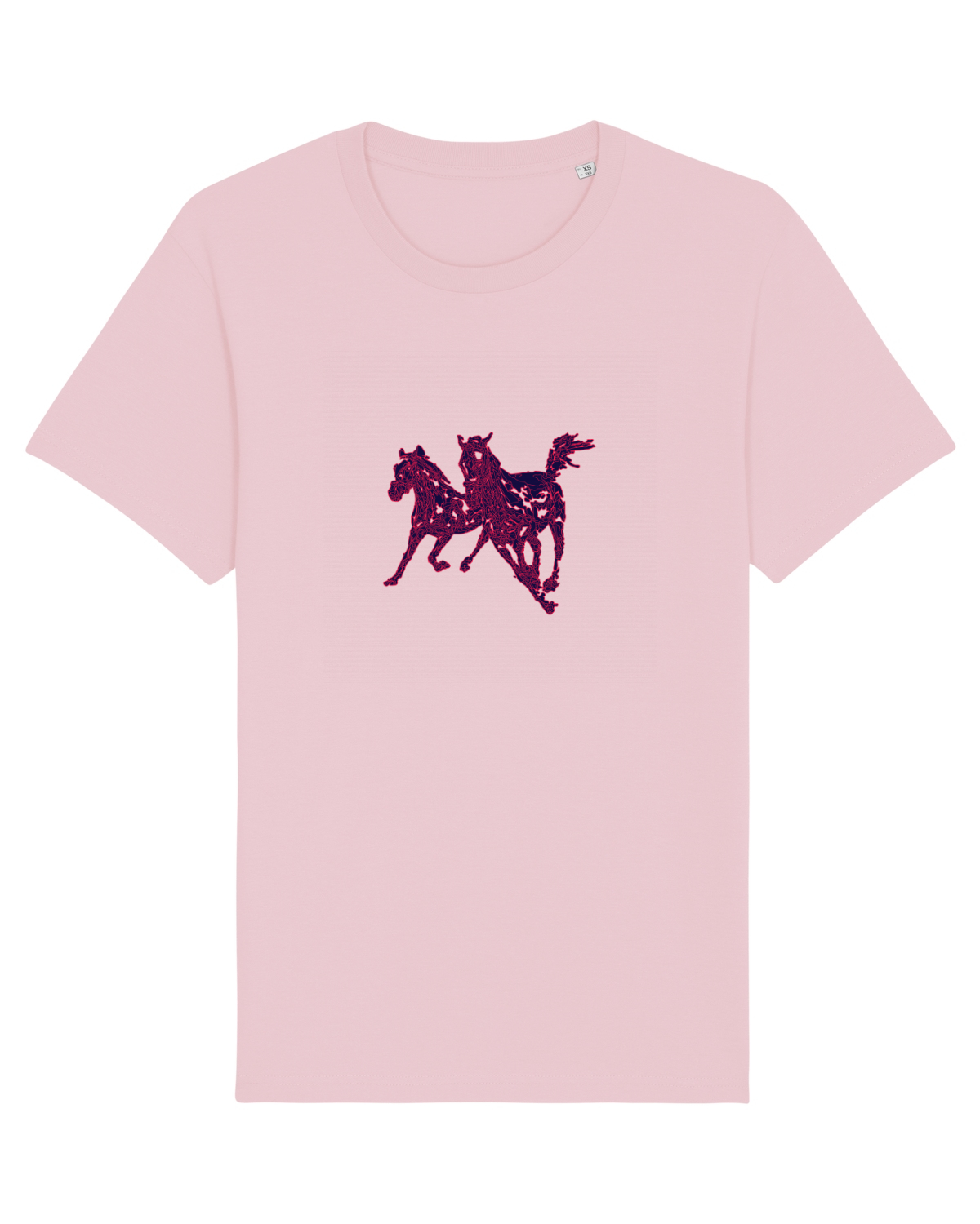 Tricou mânecă scurtă Unisex Rocker Cotton Pink