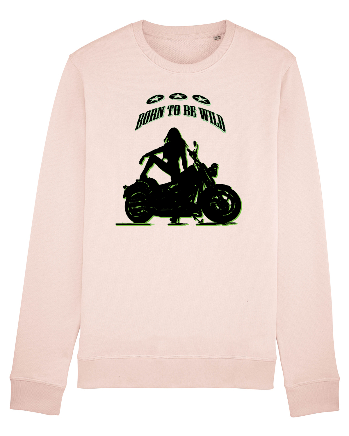 Bluză mânecă lungă Unisex Rise Candy Pink