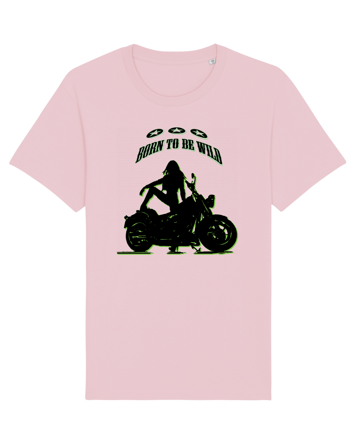 Tricou mânecă scurtă Unisex Rocker Cotton Pink