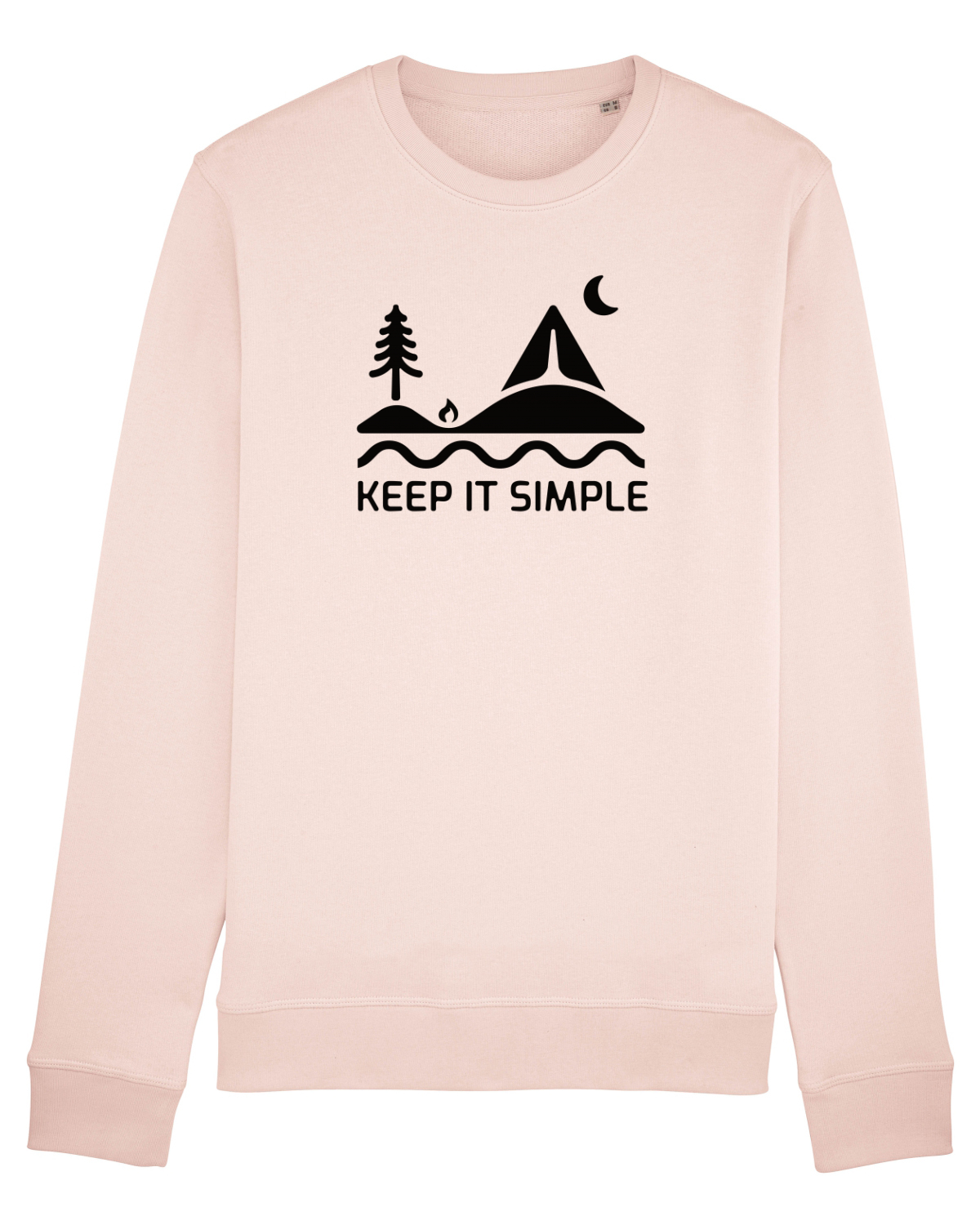 Bluză mânecă lungă Unisex Rise Candy Pink