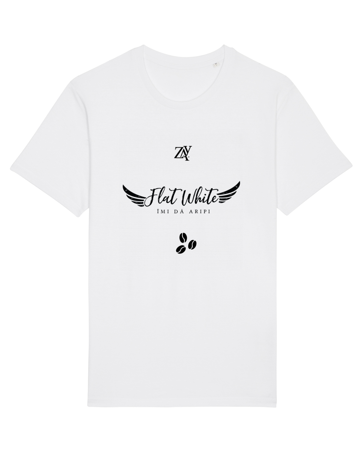 Tricou mânecă scurtă Unisex Rocker White
