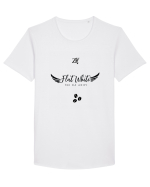 Flat White   Tricou mânecă scurtă guler larg Bărbat Skater