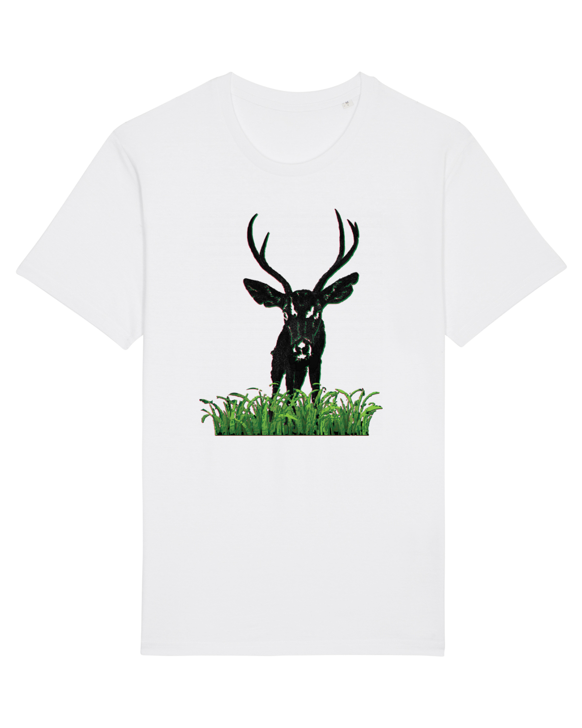 Tricou mânecă scurtă Unisex Rocker White