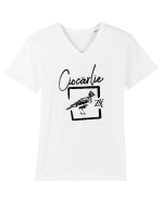 CIOCÂRLIE Tricou mânecă scurtă guler V Bărbat Presenter