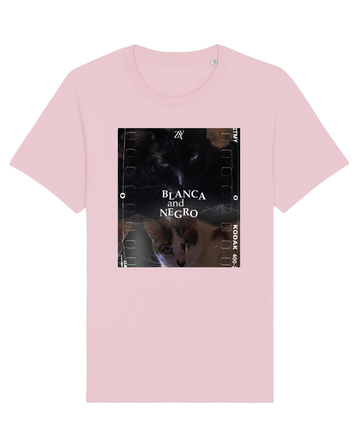 Tricou mânecă scurtă Unisex Rocker Cotton Pink