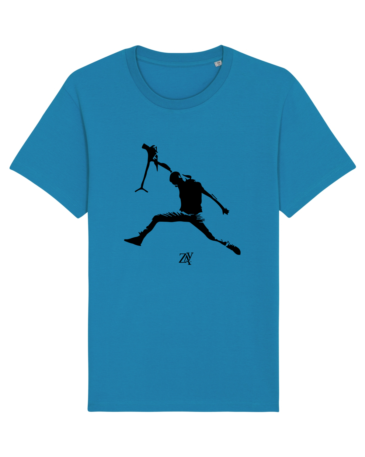 Tricou mânecă scurtă Unisex Rocker Azur
