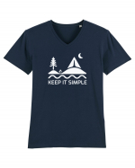 Camping - Keep It Simple Tricou mânecă scurtă guler V Bărbat Presenter