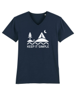 Camping - Keep It Simple Tricou mânecă scurtă guler V Bărbat Presenter