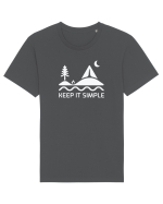 Camping - Keep It Simple Tricou mânecă scurtă Unisex Rocker