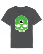 3rd eye, vinyl skull head green Tricou mânecă scurtă Unisex Rocker