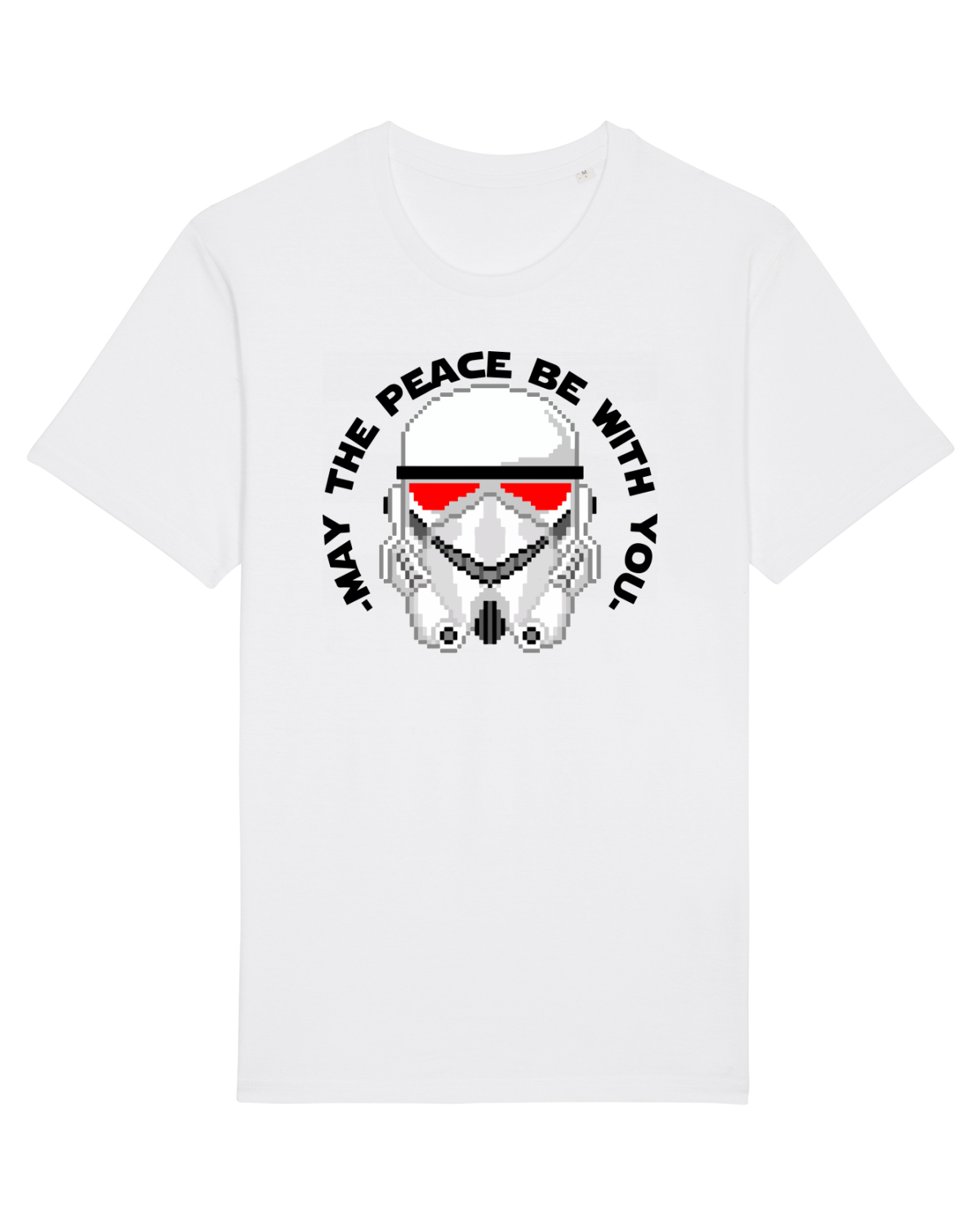 Tricou mânecă scurtă Unisex Rocker White