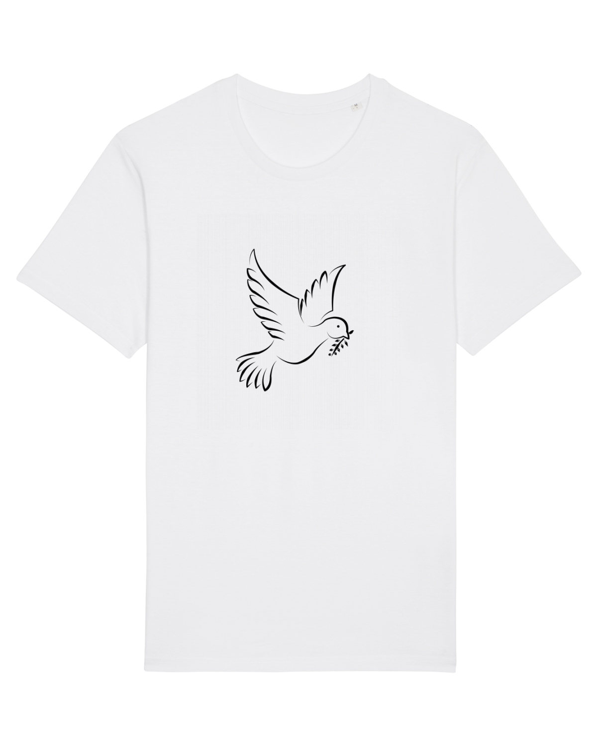 Tricou mânecă scurtă Unisex Rocker White
