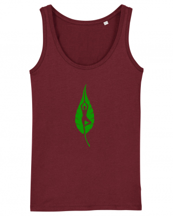 Yoga Leaf Burgundy