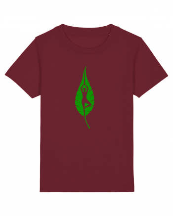 Yoga Leaf Burgundy