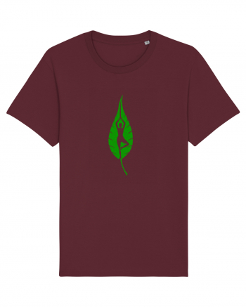 Yoga Leaf Burgundy