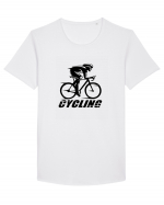 Cycling Tricou mânecă scurtă guler larg Bărbat Skater