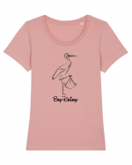 Baby Delivery Tricou mânecă scurtă guler larg fitted Damă Expresser