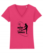 Dancer Life Tricou mânecă scurtă guler V Damă Evoker