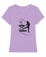 Dancer Life Tricou mânecă scurtă guler larg fitted Damă Expresser