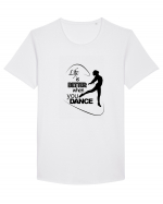 Dancer Life Tricou mânecă scurtă guler larg Bărbat Skater