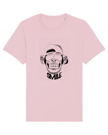 Monkey Smile Cotton Pink