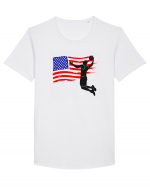 NBA USA Tricou mânecă scurtă guler larg Bărbat Skater