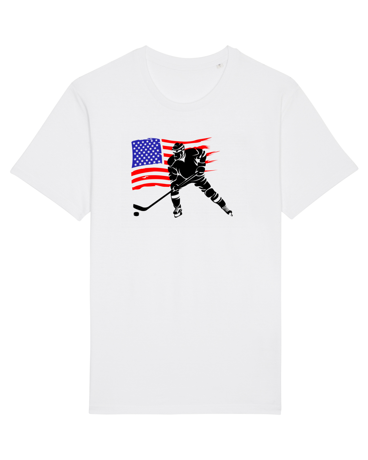 Tricou mânecă scurtă Unisex Rocker White