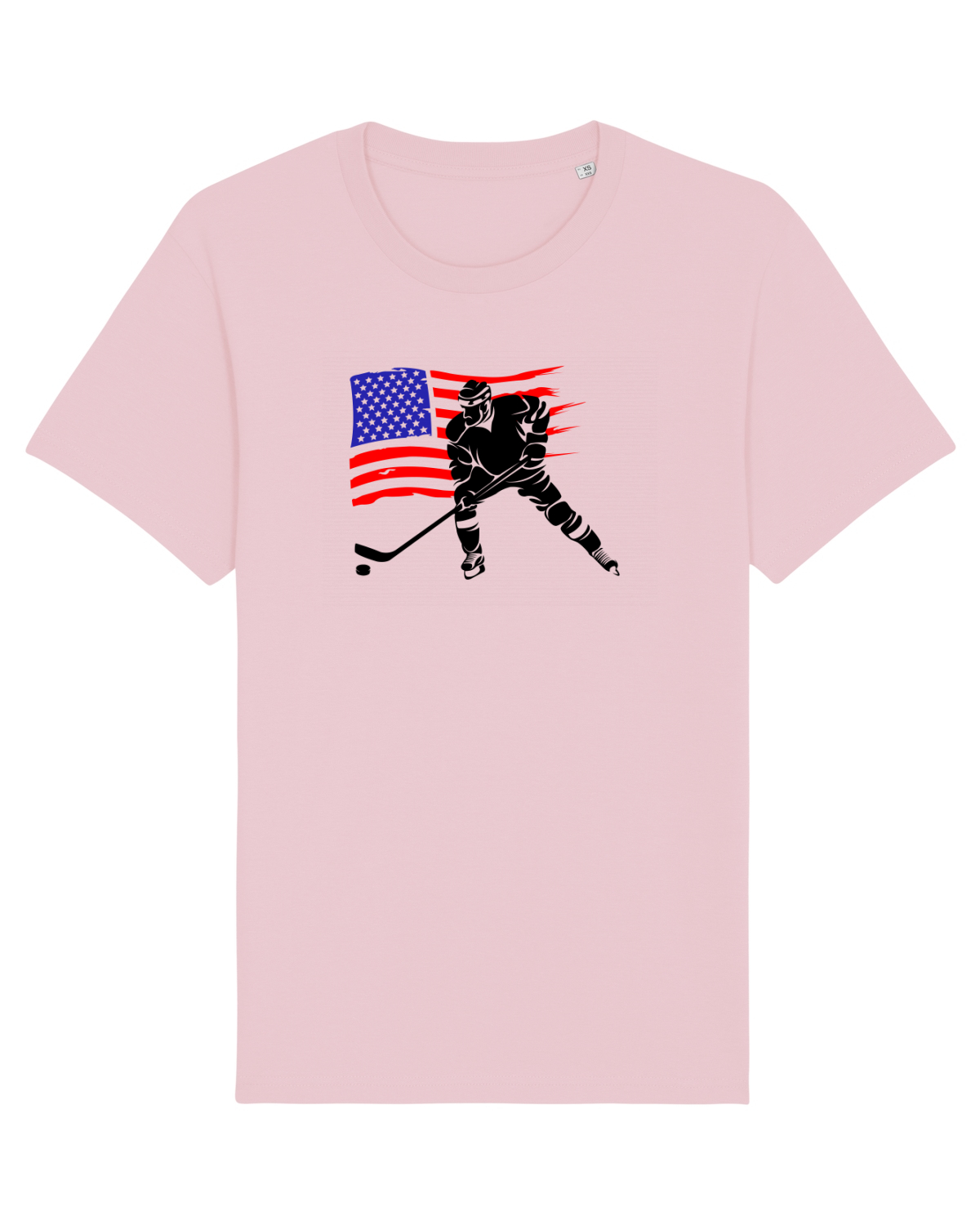 Tricou mânecă scurtă Unisex Rocker Cotton Pink