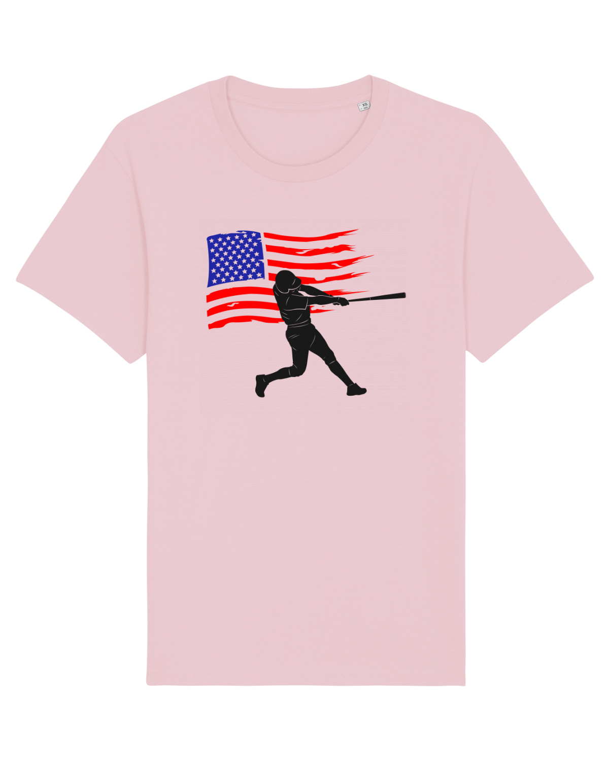 Tricou mânecă scurtă Unisex Rocker Cotton Pink