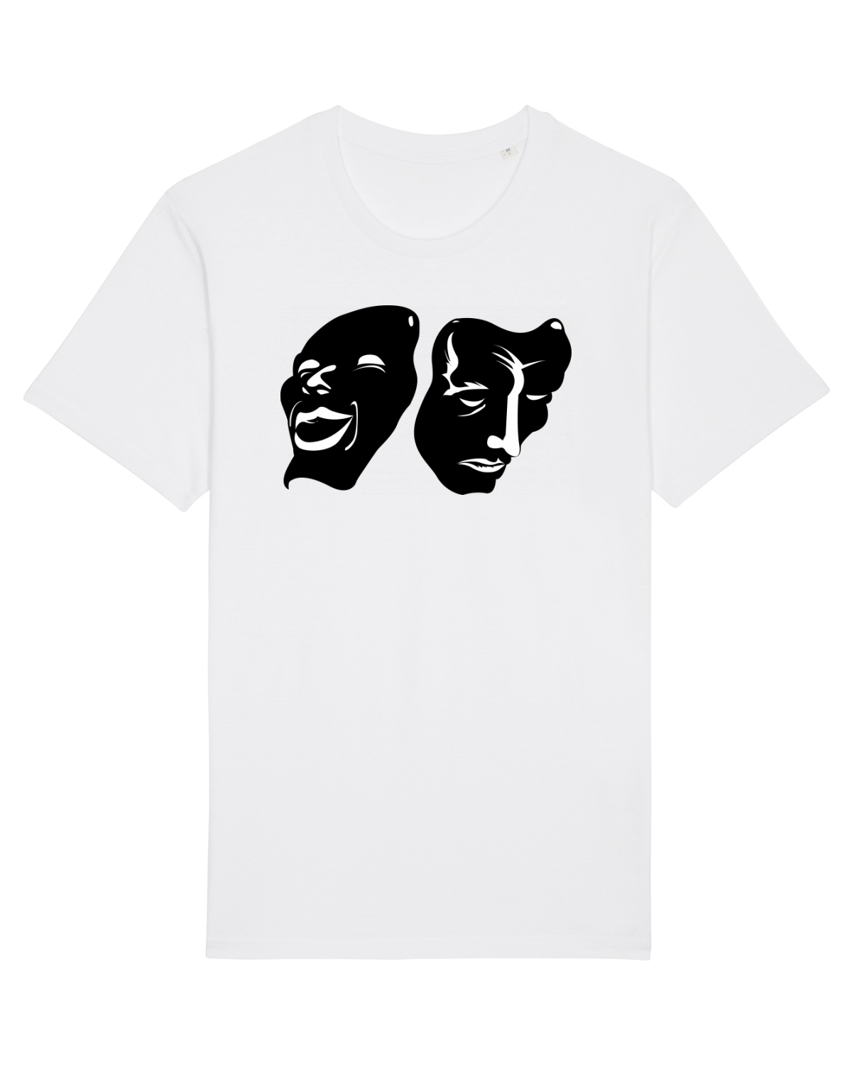 Tricou mânecă scurtă Unisex Rocker White