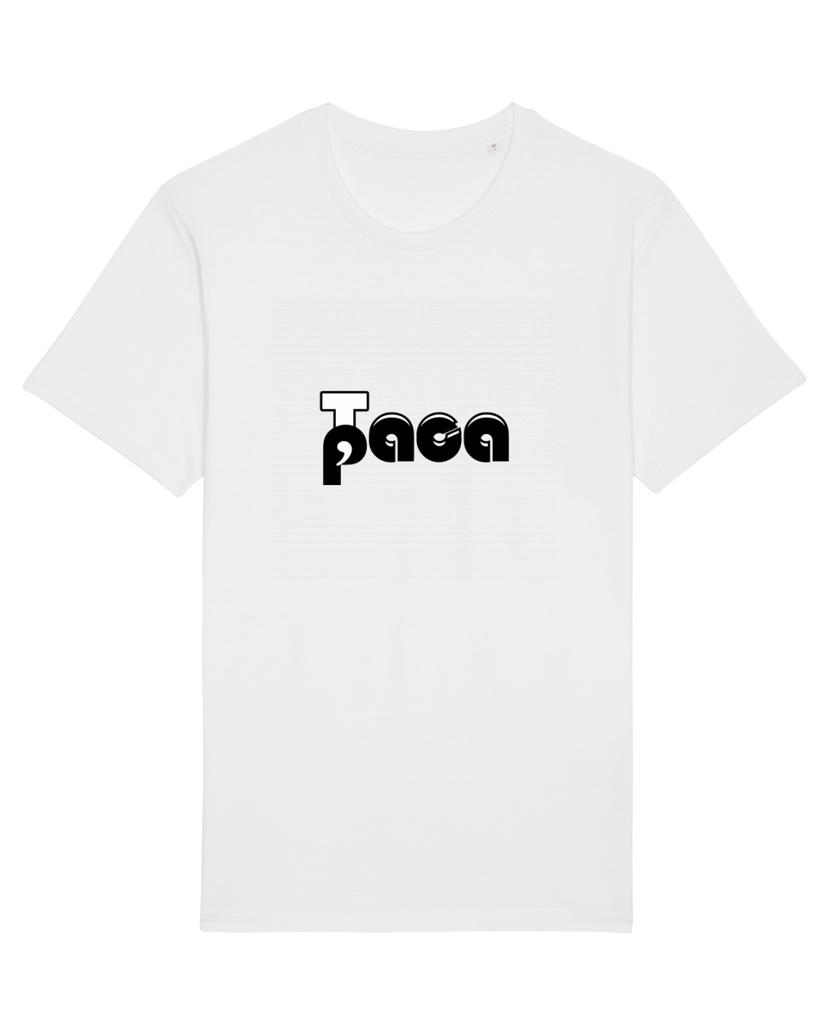 Tricou mânecă scurtă Unisex Rocker White