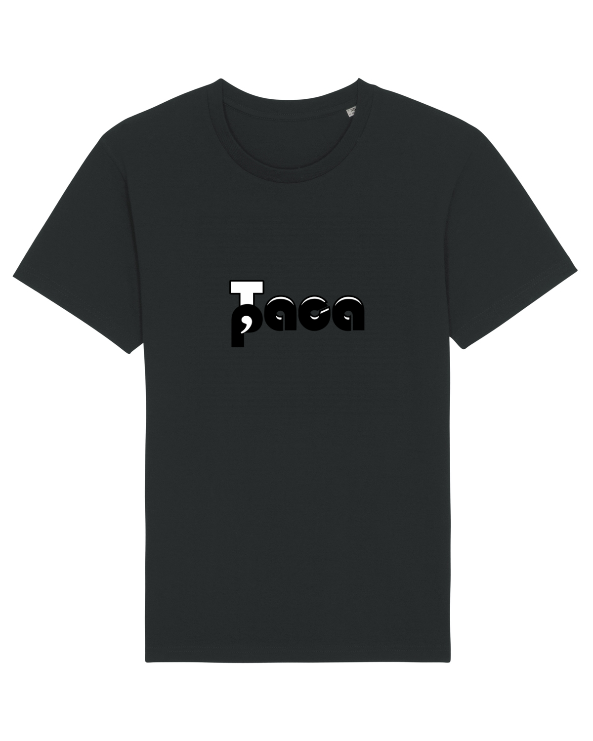 Tricou mânecă scurtă Unisex Rocker Black