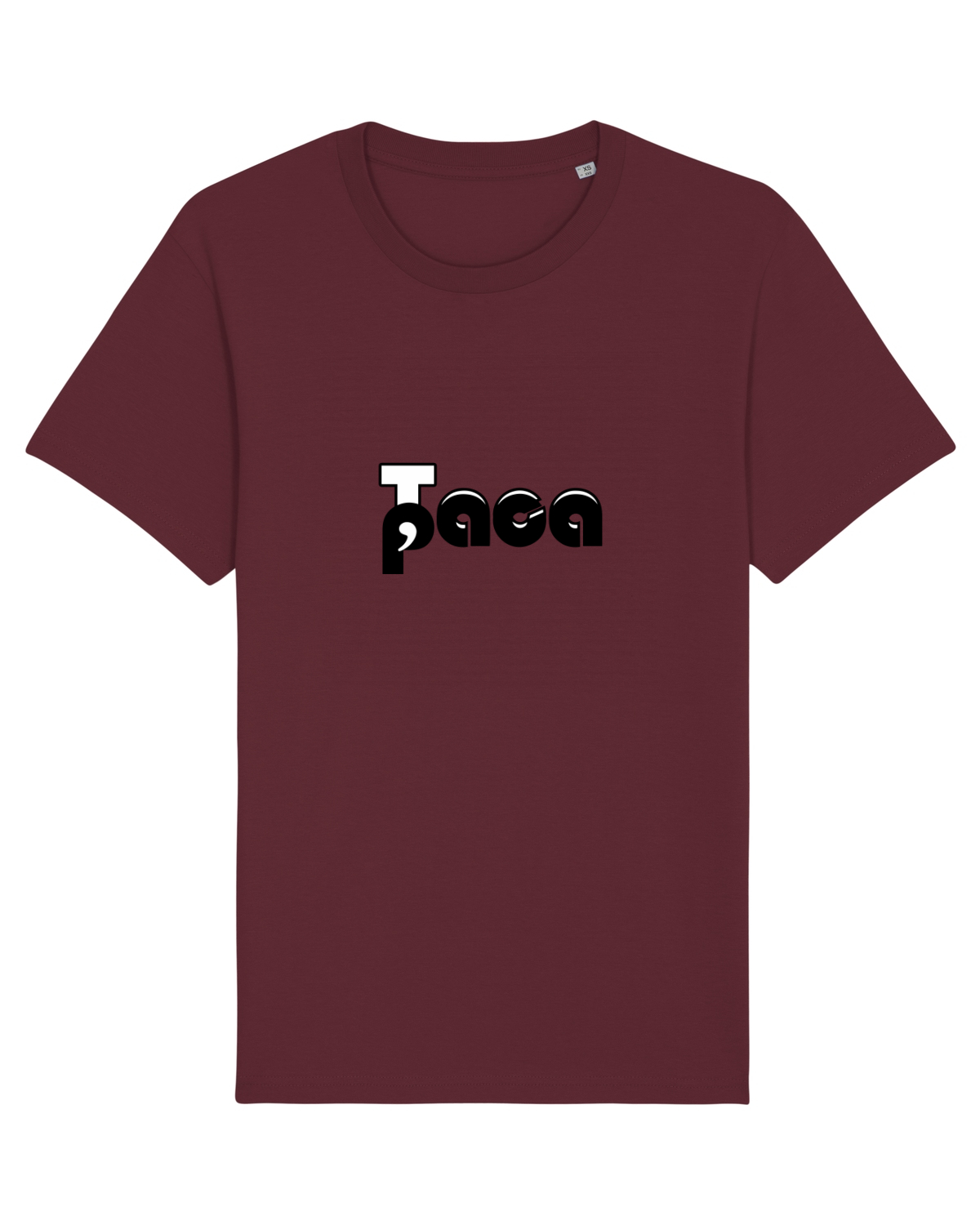 Tricou mânecă scurtă Unisex Rocker Burgundy